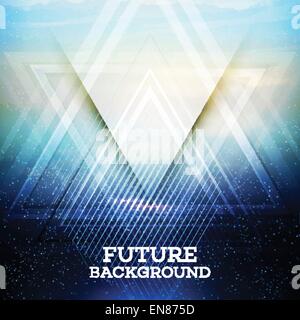 Abstract background vector futur triangle EPS 10 Illustration de Vecteur