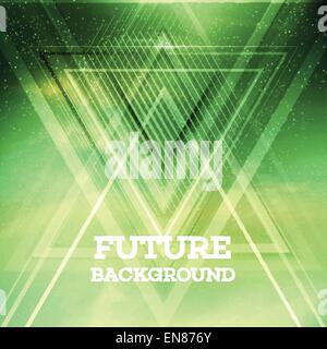 Abstract background vector futur triangle EPS 10 Illustration de Vecteur