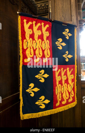 Royal Standard dans la Cathédrale de Leicester, Leicestershire, UK Banque D'Images