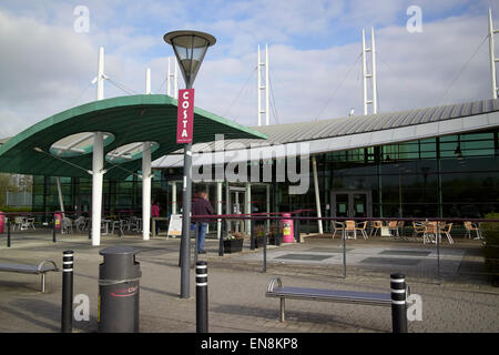 Norton canes station-service sur l'autoroute à péage m6 england uk Banque D'Images