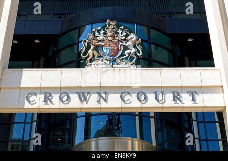 Entrée de la crown court Kingston Surrey UK Banque D'Images