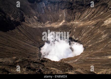 Garut, Indonésie. Le 08 février, 2013. Le Mont Bromo, est un volcan actif, couvre une vaste superficie de 800 kilomètres carrés et une partie de l'Tengger massif, dans l'Est de Java, Indonésie. © Garry Andrew Lotulung/Pacific Press/Alamy Live News Banque D'Images