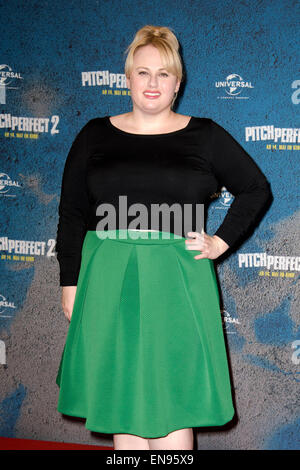 Berlin, Allemagne. Apr 29, 2015. L'actrice australienne Rebel Wilson assiste à une séance de photos pour le nouveau film il 'Pitch Perfect 2' à l'Hôtel Ritz à Belrin, Allemagne. Dpa : Crédit photo alliance/Alamy Live News Banque D'Images