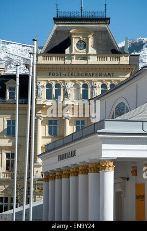 Nous Telegrafenamt post- et Trinkhalle à Bad Ischl, Haute Autriche, Autriche Banque D'Images