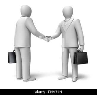 Business people. Concept 3D Banque D'Images