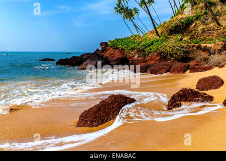 Cola Beach Canacona, Goa, Inde du Sud, Banque D'Images