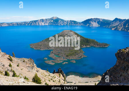 Crater Lake National Park, Oregon Banque D'Images