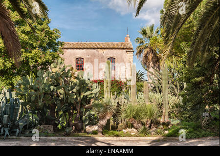 Sicile, Italie - les jardins de San Giuliano près de Catane. Banque D'Images