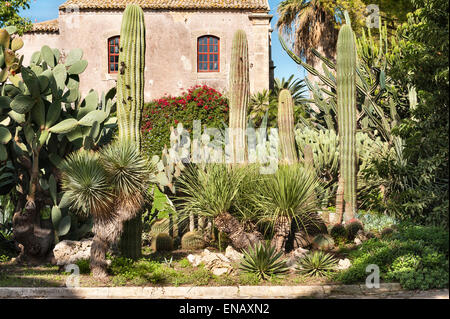 Sicile, Italie - les jardins de San Giuliano près de Catane. Banque D'Images