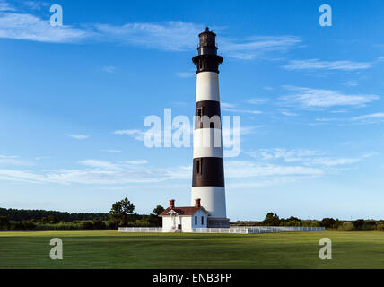 Bodie Island Lighthouse, Cape Hatteras, Outer Banks, Caroline du Nord, États-Unis Banque D'Images