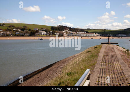 Vue sur le village de North Devon Instow Banque D'Images