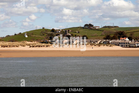 Vue sur le village de North Devon Instow Banque D'Images