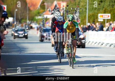 Viborg, Danemark. 1er mai 2015. Course cycliste internationale (UCI 1.2) Crédit : Brian Bjeldbak/Alamy Live News Banque D'Images