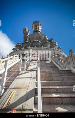 Tian Tan Buddha, Hong Kong Banque D'Images