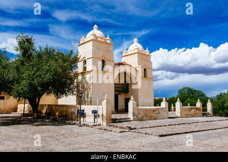 L'église San Pedro de Nolasco. Molinos, Salta, Argentine. Banque D'Images