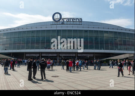 Prague, République tchèque. 09Th Mai, 2015. L'O2 Arena pendant le Championnat du Monde de Hockey sur glace à Prague, République tchèque, 02 mai 2015. Photo : ARMIN WEIGEL/dpa/Alamy Live News Banque D'Images