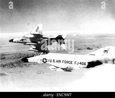 F-4C pour la première fois F-110A et F-4B Banque D'Images