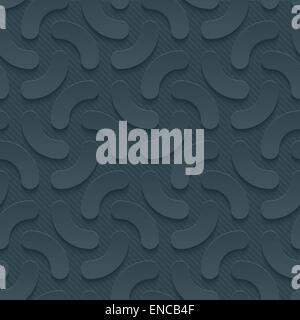 Dark du papier perforé. Seamless (raccordable) 3d arrière-plan. EPS vectoriel éditable10. Voir des tendances similaires dans mon portefeuille. Illustration de Vecteur