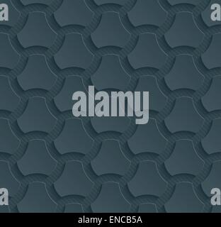 Dark du papier perforé. Seamless (raccordable) 3d arrière-plan. EPS vectoriel éditable10. Voir des tendances similaires dans mon portefeuille. Illustration de Vecteur