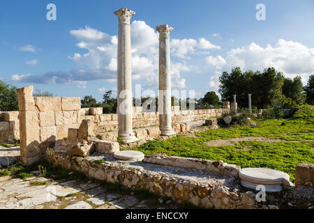 Ruines de Salamis, près de Famagouste (Gazimagusa), Chypre du Nord Banque D'Images