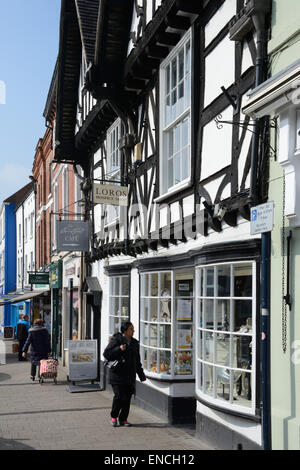 Bâtiment de style Tudor en Ashby De La Zouch, Leicestershire, Angleterre. Banque D'Images