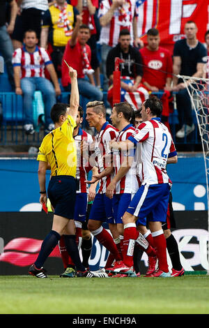 Bilbao, Espagne. 09Th Mai, 2015. Fernando Torres de l'avant de l'Atletico de Madrid . La Liga football. Par rapport à l'Atlético de Madrid Athletic Club Bilbao au stade Vicente Calderon. Credit : Action Plus Sport/Alamy Live News Banque D'Images