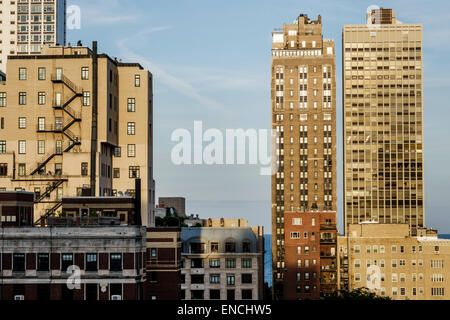 Chicago Illinois, Gold Coast Historic District, quartier, North Dearborn Parkway, vue est, condominiums condominiums condos résidentiel Banque D'Images