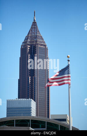 Georga dans Midtown Atlanta Etats-unis Bank of America Plaza est un gratte-ciel situé entre Midtown Atlanta et du centre-ville d'Atlanta, oth Banque D'Images