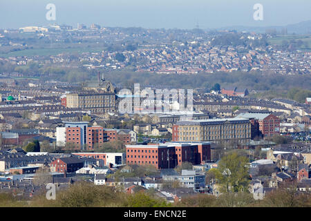 Vue sur Accrington dans le Lancashire Banque D'Images