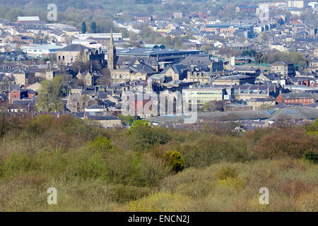 Vue sur Accrington dans le Lancashire Banque D'Images