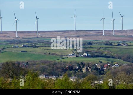 Vue sur Accrington dans le Lancashire Banque D'Images