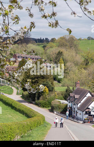 Le port Inn, Arley près de Bewdley, Worcestershire, Angleterre, RU Banque D'Images