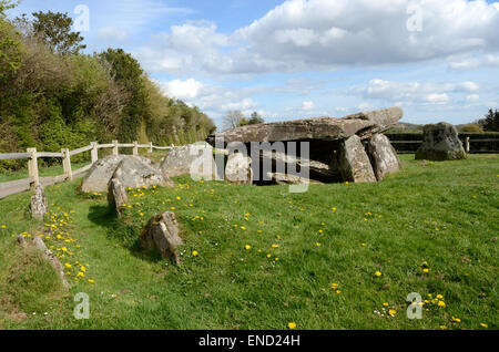 Arthurs Stone Dorstone chambré tombe néolithique Hereford Herefordshire Angleterre UK GO Banque D'Images