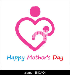 Happy Mothers Day Banque D'Images