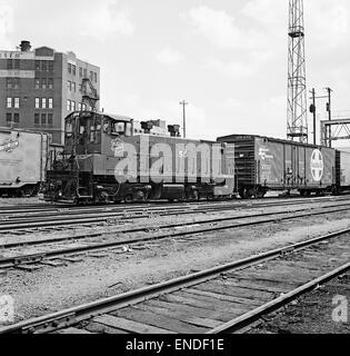 [Missouri-Kansas-Texas, Switcher diesel électrique no 50] Banque D'Images