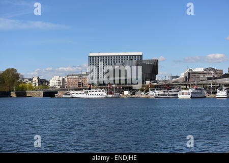 Radisson Blu Waterfront Hotel, Stockholm Waterfront Centre des Congrès, la Suède Banque D'Images