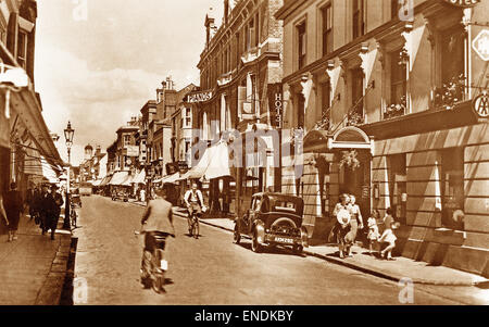 Deal High Street, Kent 1940 Banque D'Images