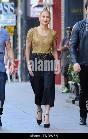 'American Idol' juges arrivant au Hollywood semaine auditions au Orpheum Theatre de Los Angeles avec : Jennifer Lopez Où : Los Angeles, California, United States Quand : 29 Oct 2014 Banque D'Images