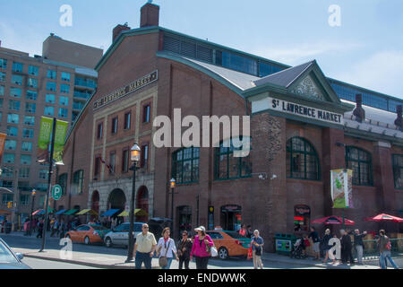 Saint-laurent bâtiment historique du marché dans le centre-ville de Toronto, Canada. Banque D'Images