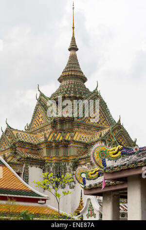 Wat Pho temple bouddhiste, Bangkok, Thailande, Asie Banque D'Images