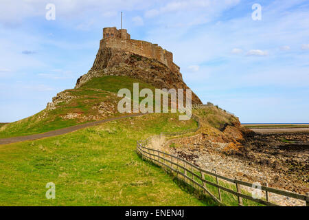 Château de Lindisfarne, Holy Isle, Northumberland, England, UK Banque D'Images