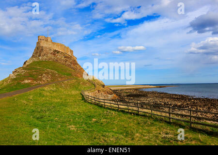 Château de Lindisfarne, Holy Island, Northumberland, England, UK Banque D'Images