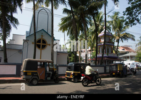 Église orthodoxe syrienne St Peter's & St Paul à fort Cochin à Kochi, Kerala, Inde Banque D'Images