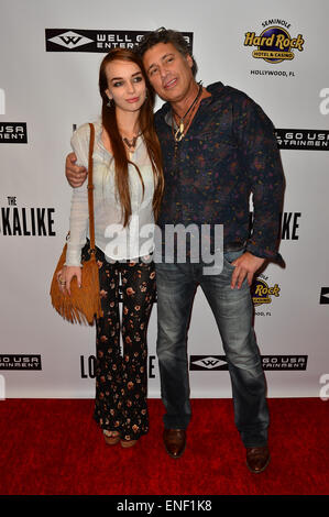 La première au sosie d'Hard Rock Live ! Dans le Seminole Hard Rock Hotel & Casino comprend : Lyda Loudon,Steven Bauer Où : Hollywood, Florida, United States Quand : 29 Oct 2014 Banque D'Images