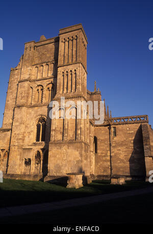 L'Abbaye de Malmesbury. Le Wiltshire est un comté situé dans l'ouest de l'Angleterre et bénéficie d les anciens monuments de Stonehenge et Avebury. Banque D'Images