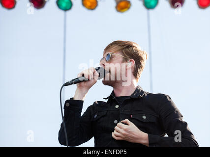 Memphis, Tennessee, USA. 3 mai, 2015. Kaiser Chiefs effectuer au Beale Street Music Festival à Memphis, TN. © Raffe Lazarian/ZUMA/ZUMAPRESS.com/Alamy fil Live News Banque D'Images