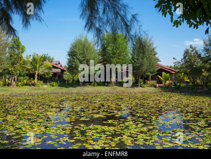 Mrauk Oo Princess Resort, Mrauk U, Myanmar Banque D'Images