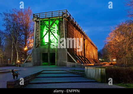 Sel lumineux travaille dans les jardins du spa, Bad Sassendorf, Rhénanie du Nord-Westphalie, Allemagne Banque D'Images