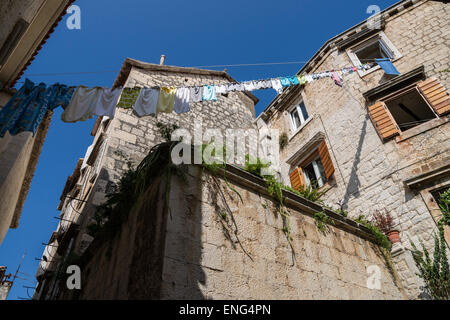 Vieille ville de Trogir, Croatie Banque D'Images