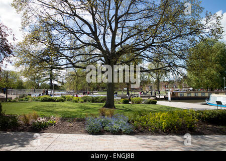 Jardins de Bancroft, Stratford-upon-Avon, Warwickshire, England, UK Banque D'Images